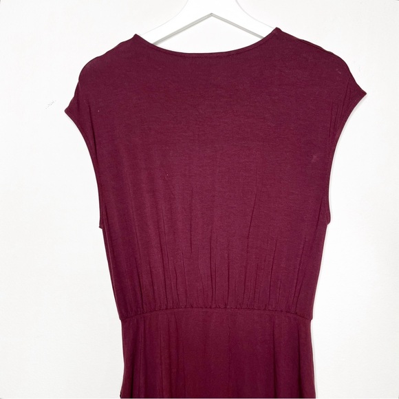 NWT Boden Column Jersey Maxi Dress Dark Burgundy Size 6 Regular - Picture 6 of 9